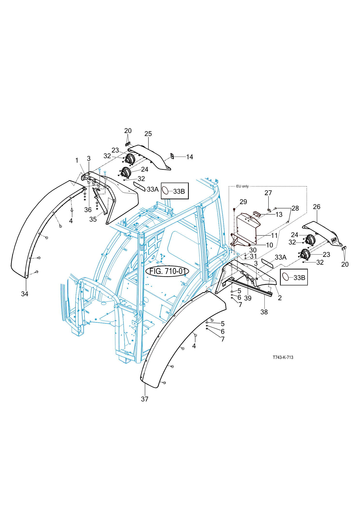 713 - SUB FENDER & COVER (2021-02-10 ~)