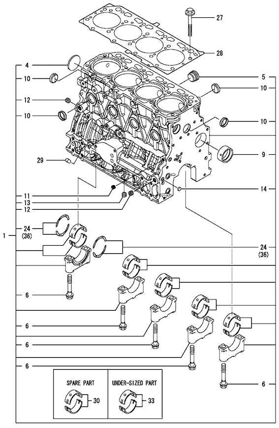 101A - CYLINDER BLOCK (T554)