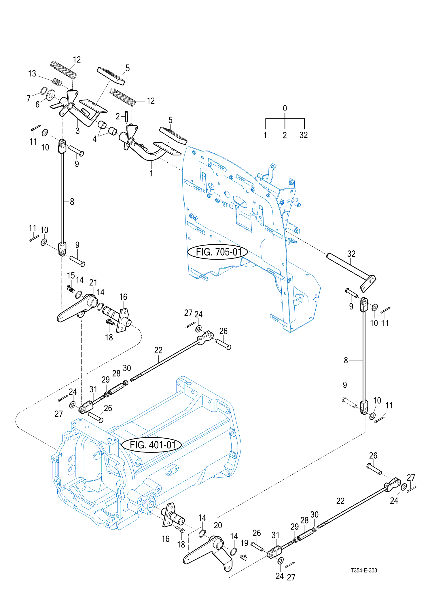 303 - BRAKE PEDAL