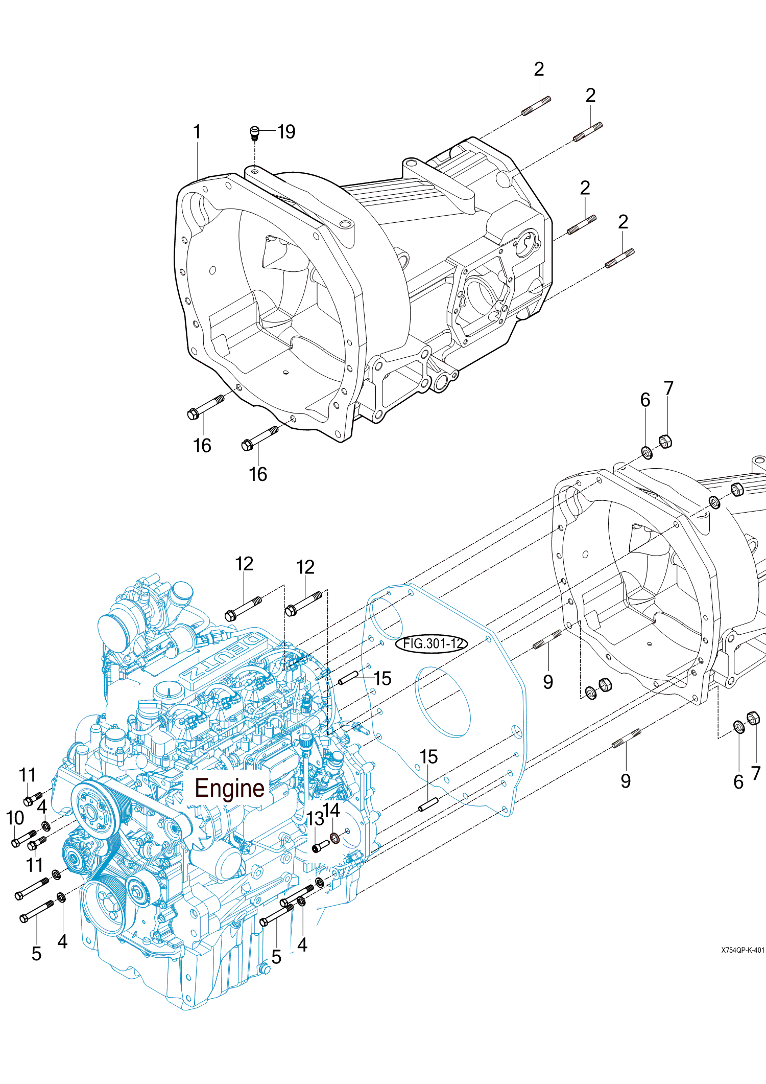 401 - TRANSMISSION FRONT CASE (2022-12-01 ~) 401 - TRANSMISSION FRONT CASE (2022-12-01 ~)