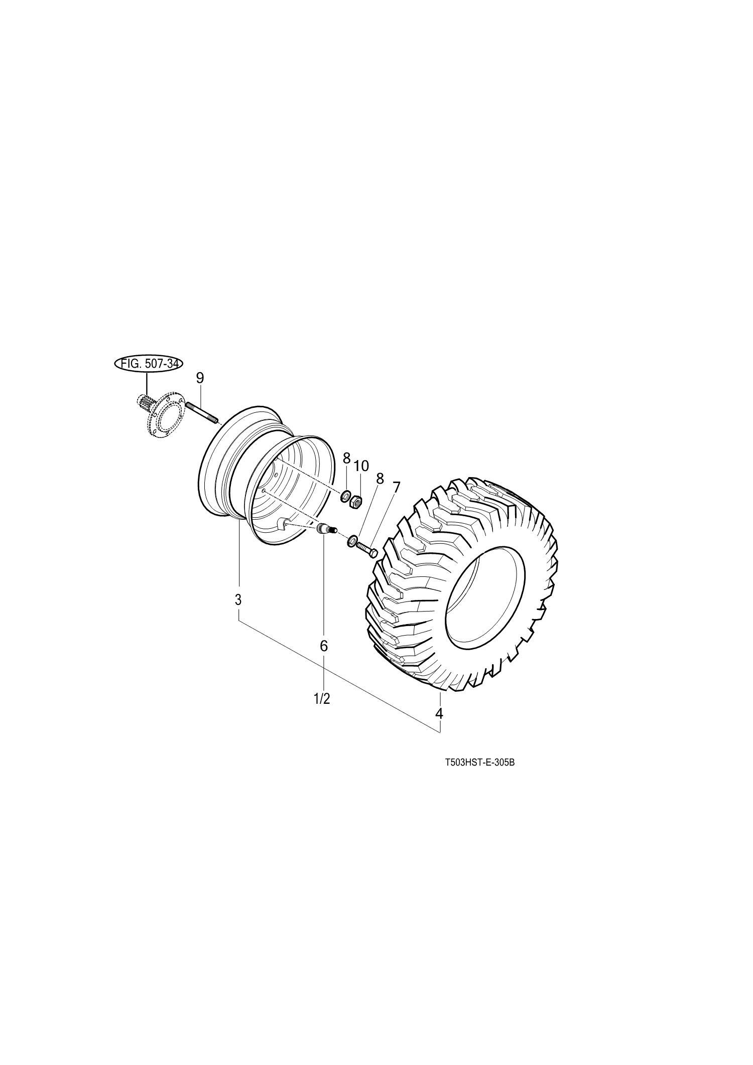 305B - FRONT WHEEL