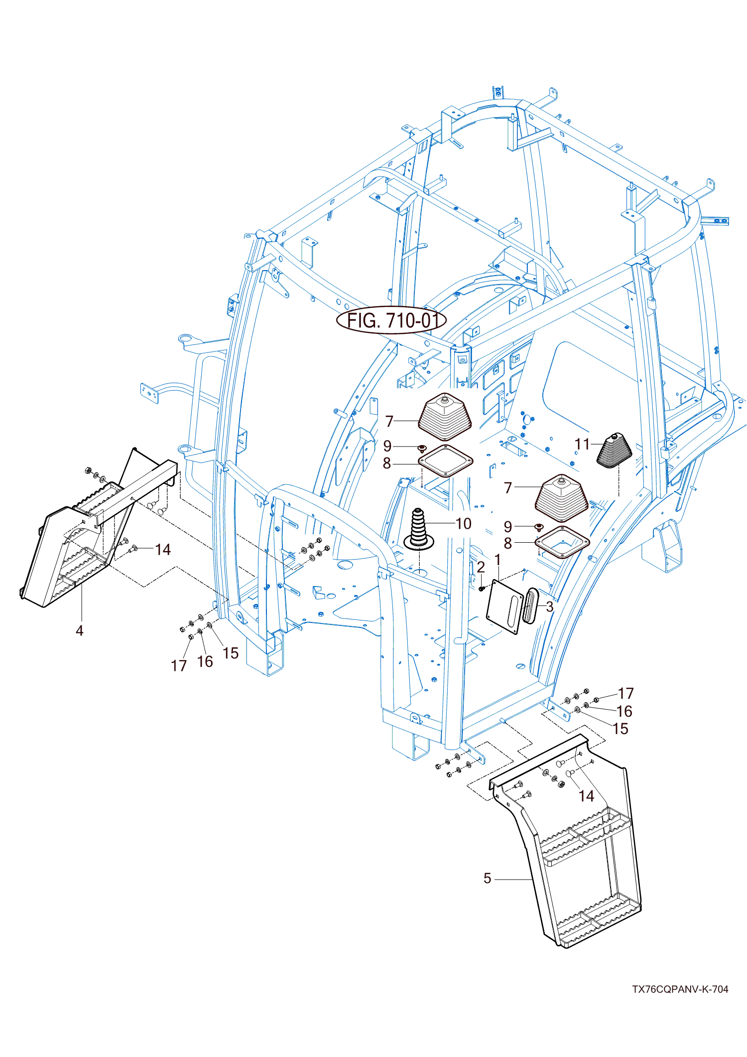 704 - LEVER COVER & STEP