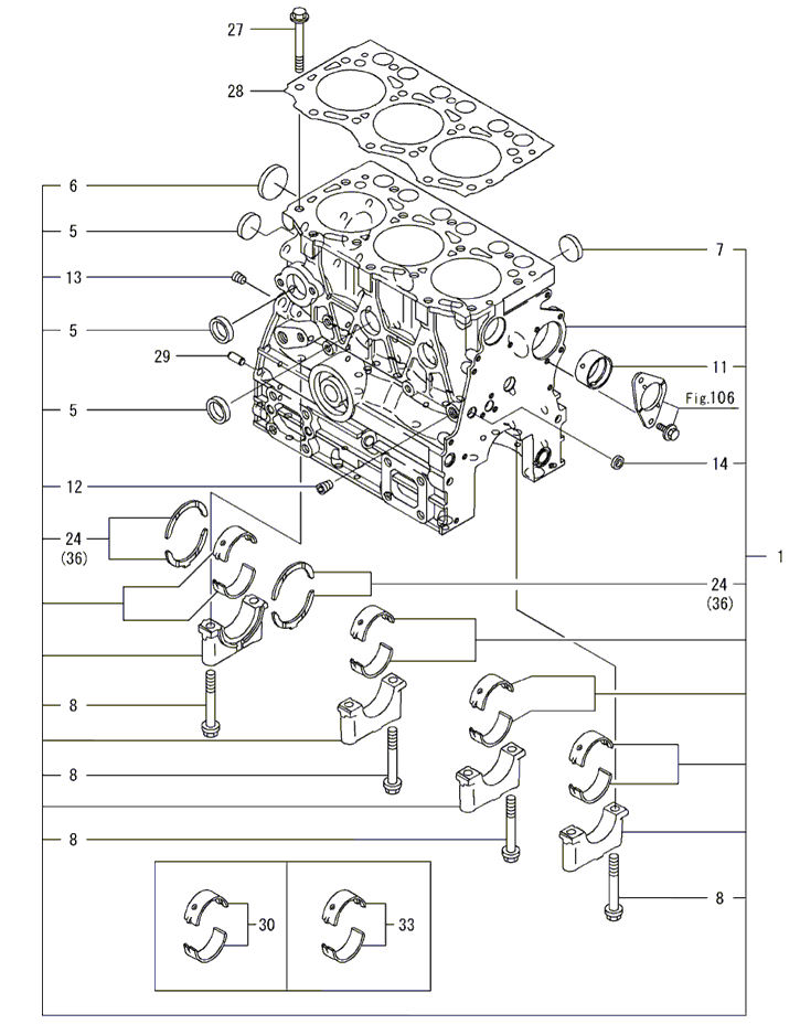 101 - CYLINDER BLOCK