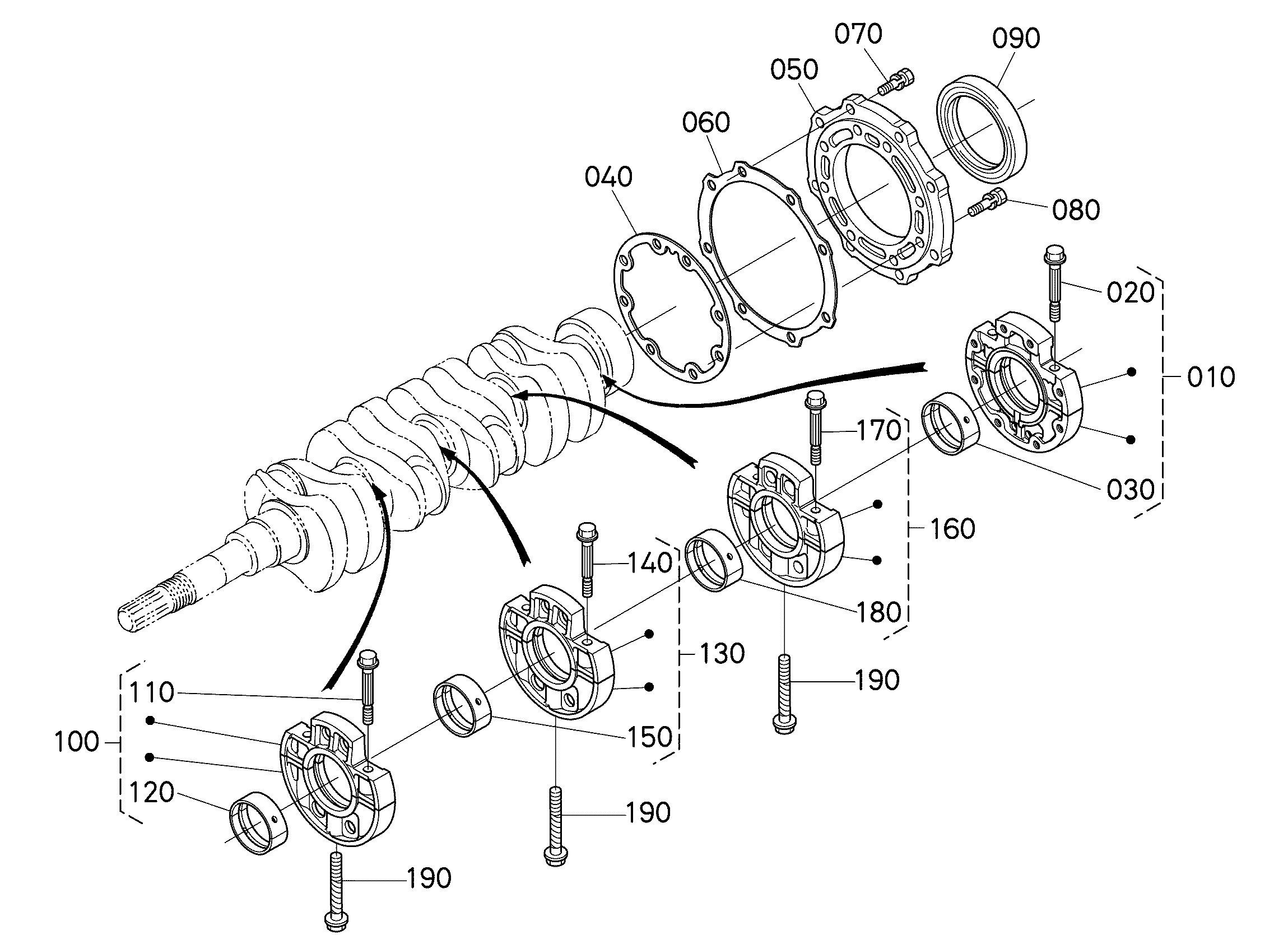 100-2 - MAIN BEARING CASE