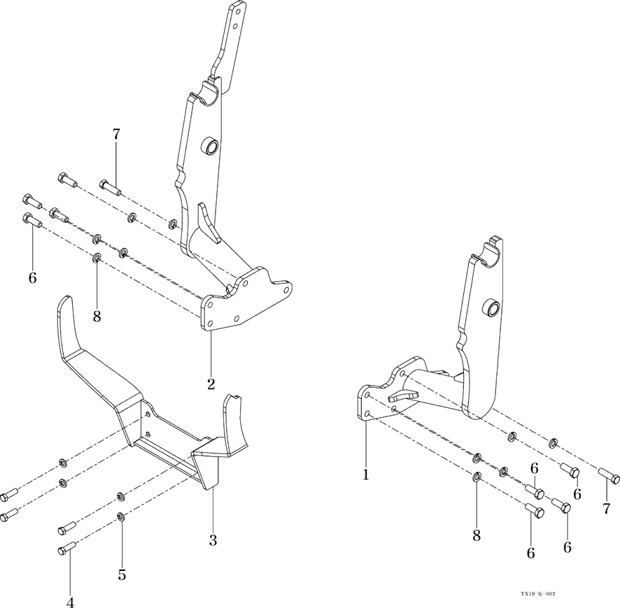 002 - MOUNTING FRAME ASSEMBLY