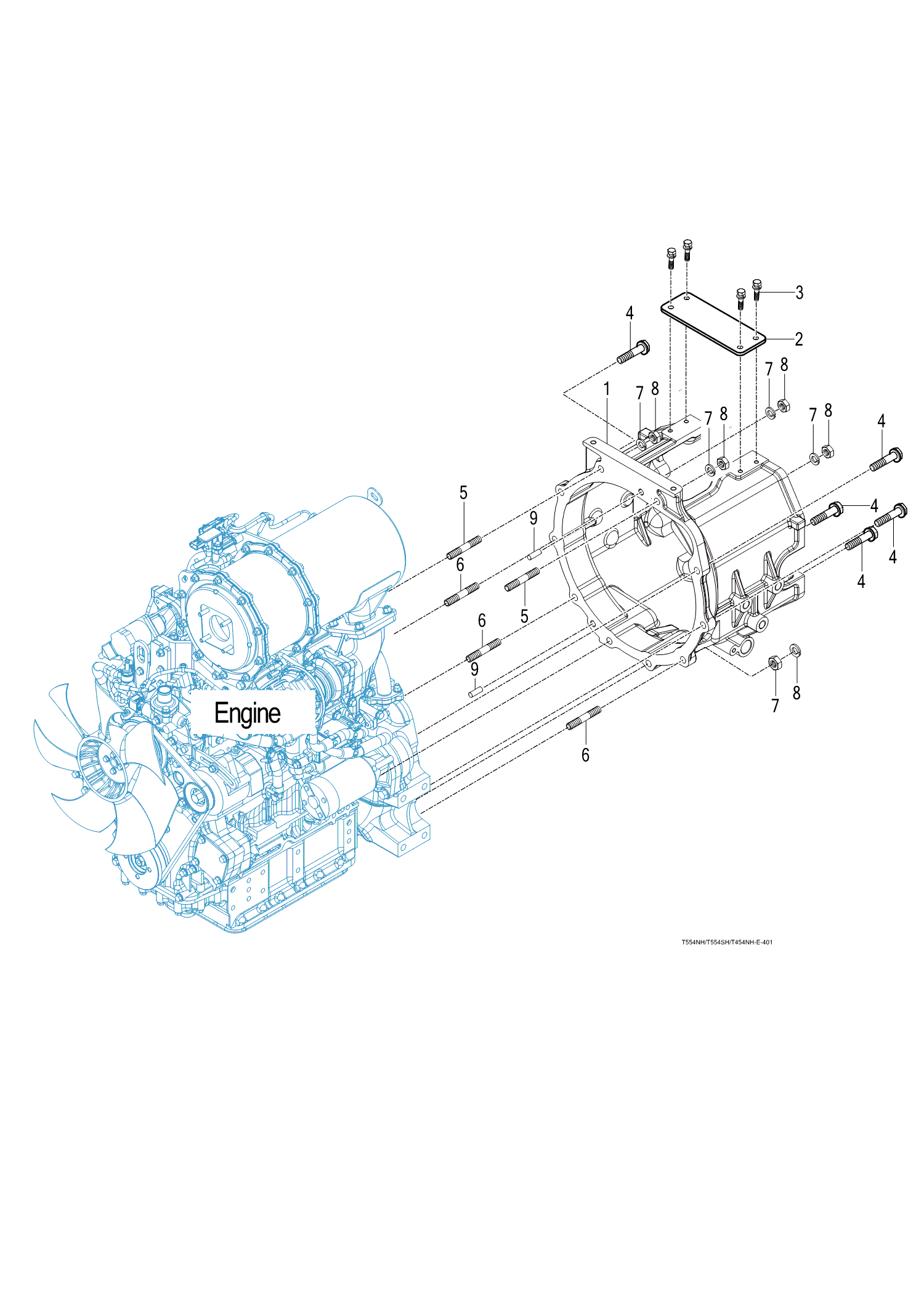 401 - TRANSMISSION FRONT CASE