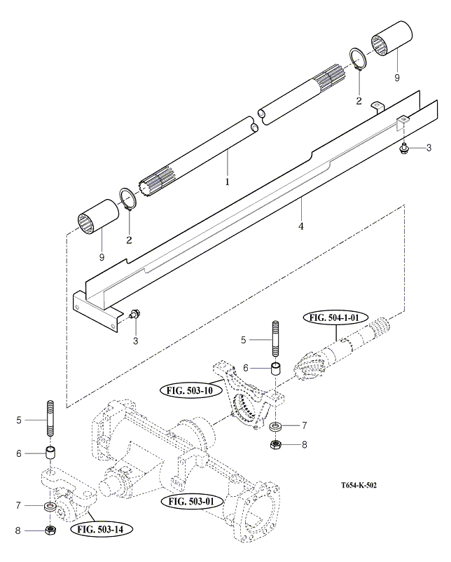 502 - FRONT DRIVE SHAFT