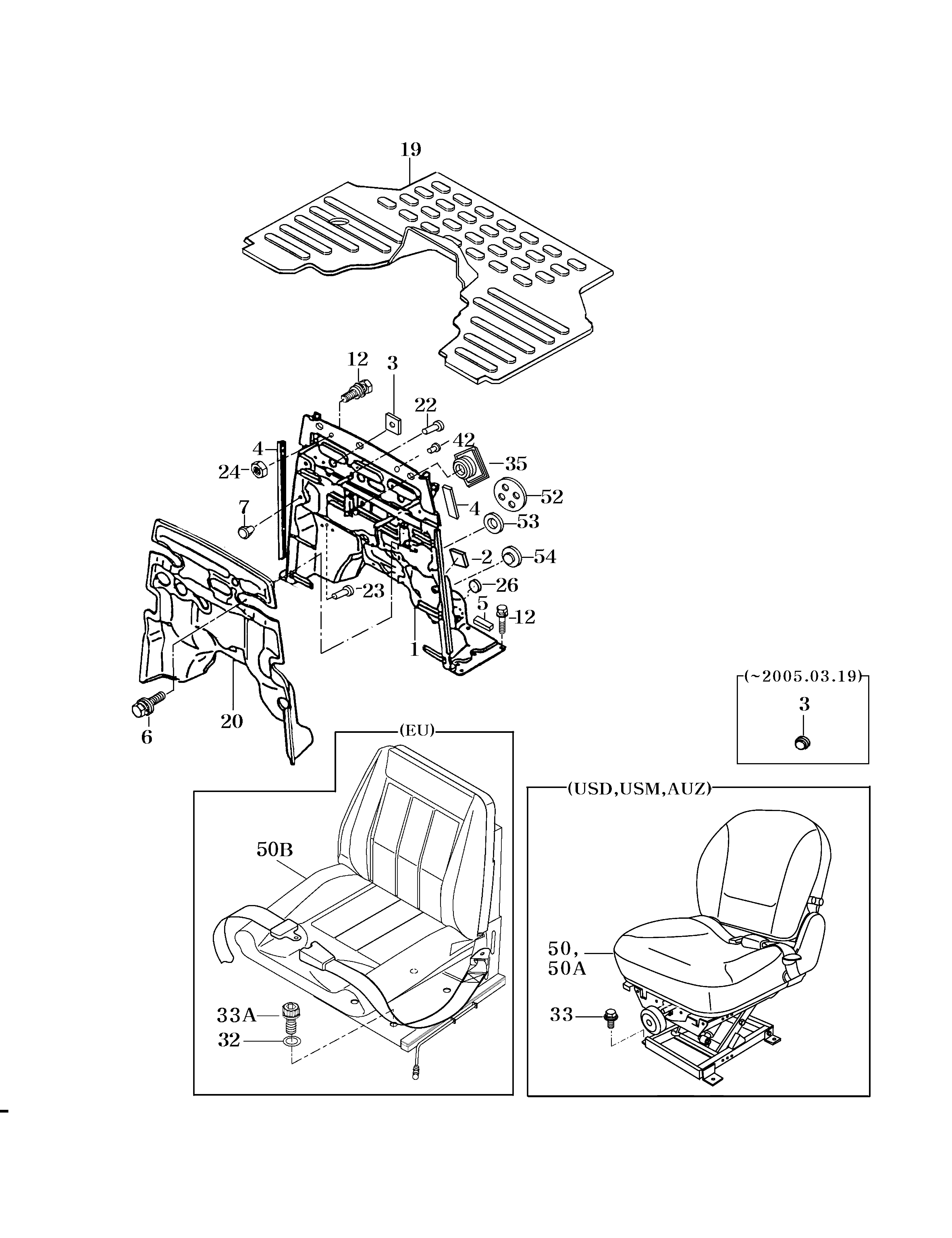 095 - FLOOR & SEAT