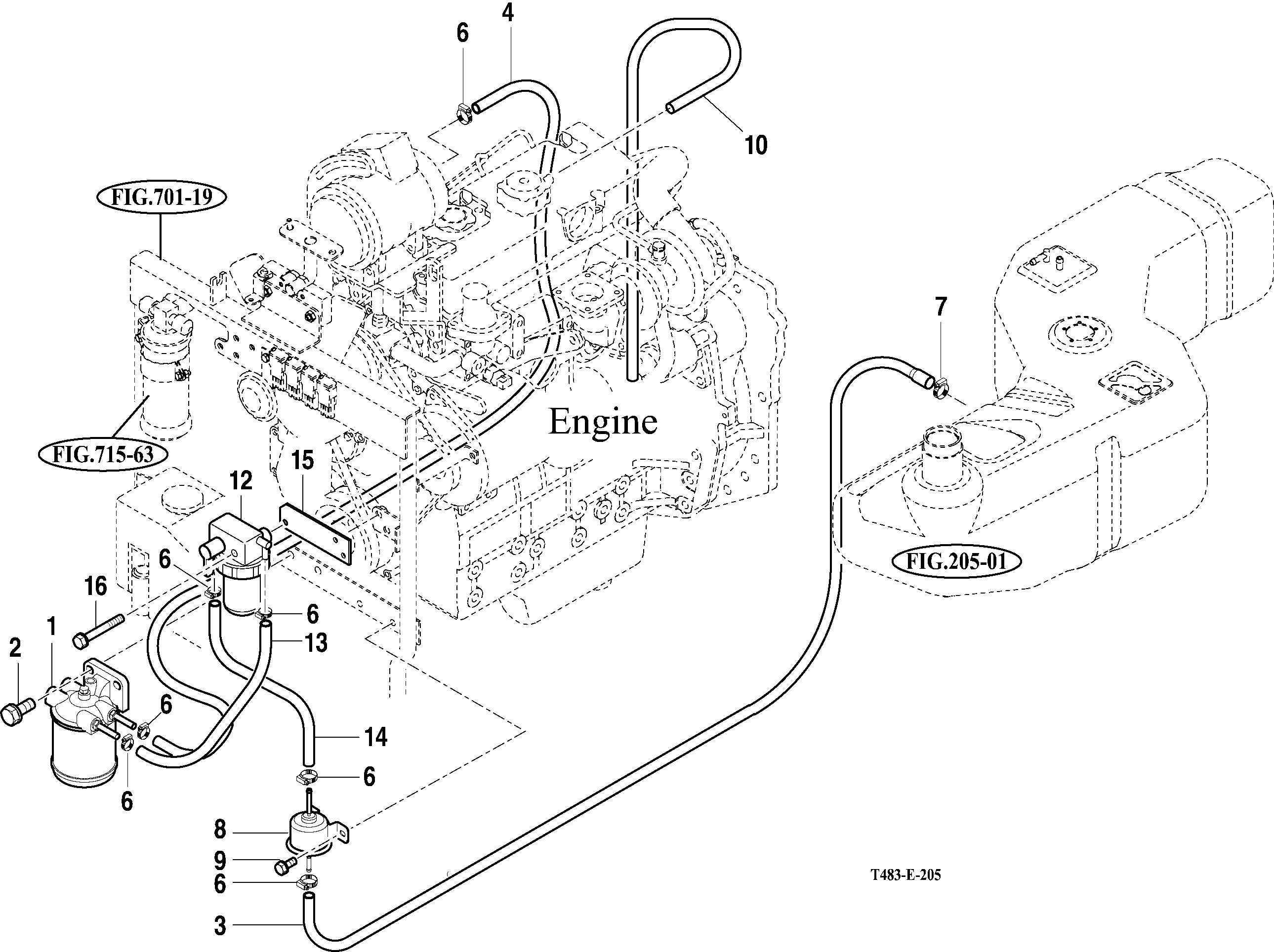 204 - FUEL HOSE & FILTER
