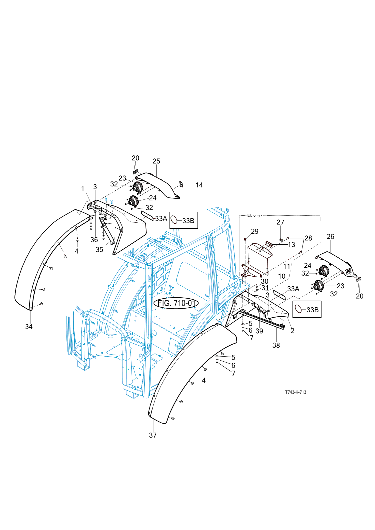 713 - SUB FENDER & COVER (2021-02-10 ~)