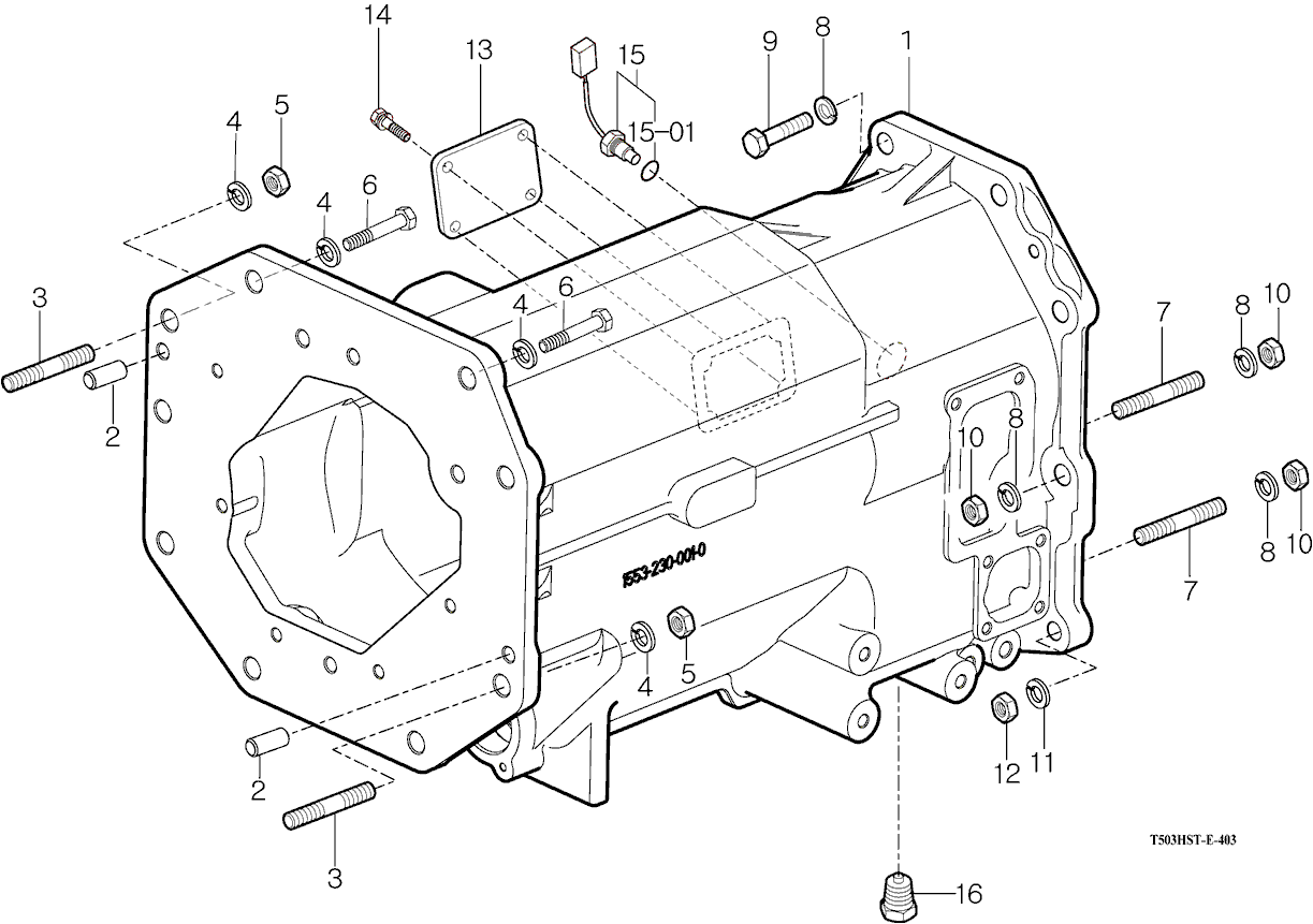 403 - MID TRANSMISSION CASE