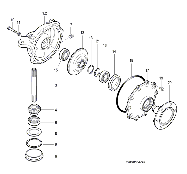 505 - FRONT GEAR CASE (2)