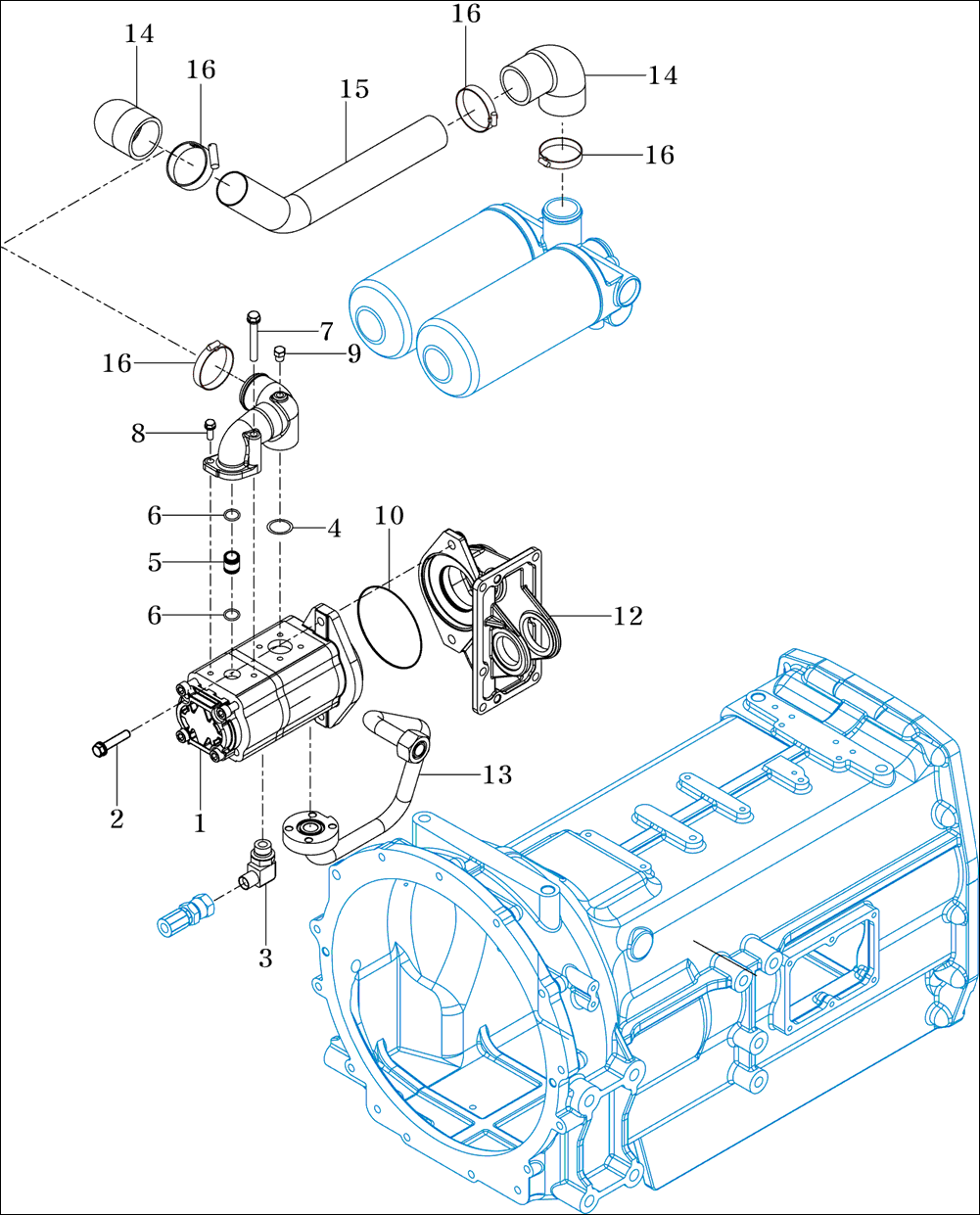 603-2 - GEAR PUMP ASSY