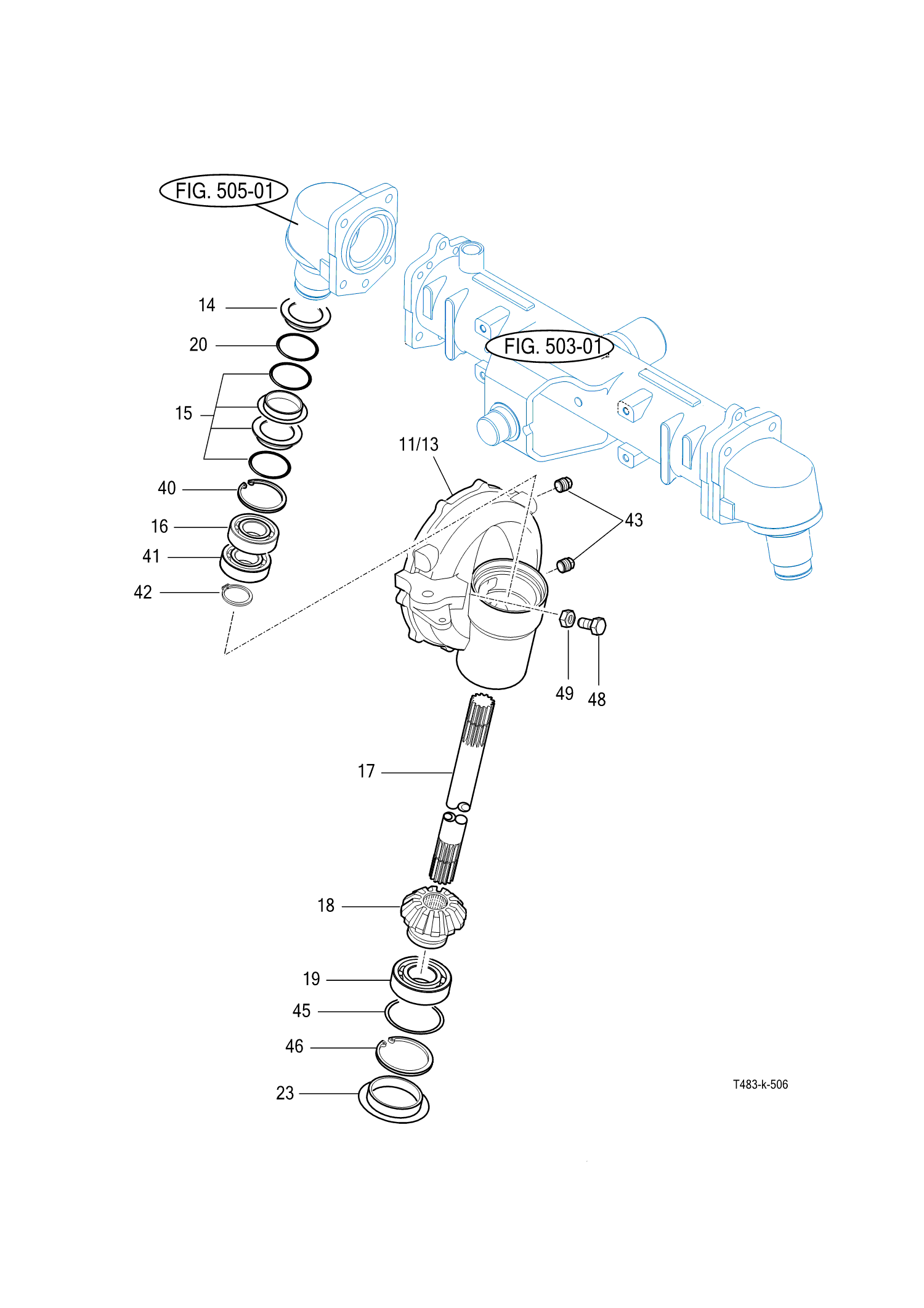 506 - FRONT GEAR CASE (2) 506 - FRONT GEAR CASE (2)