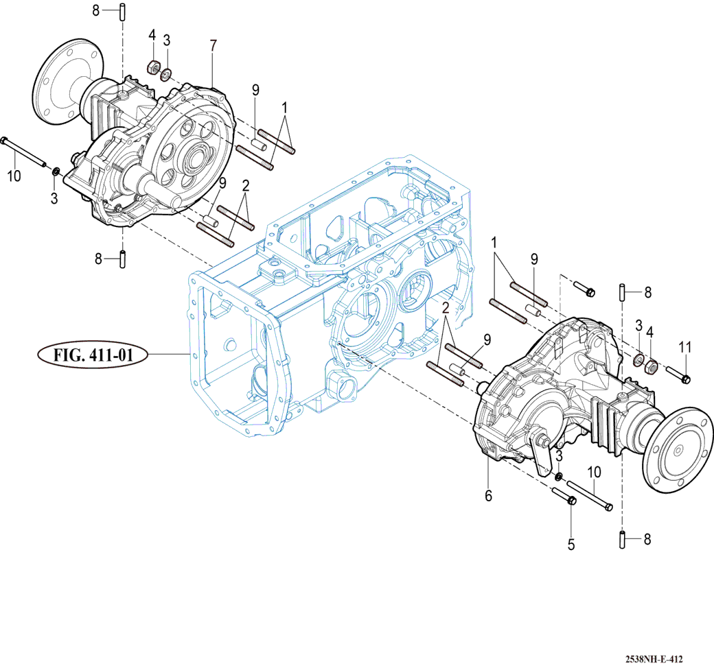 412 - REAR AXLE HOUSINGS (1)