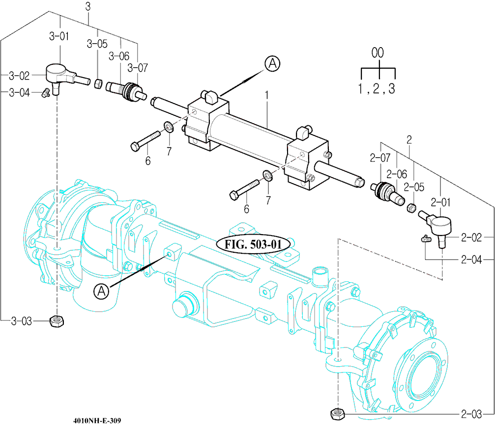 309 - STEERING CYLINDER