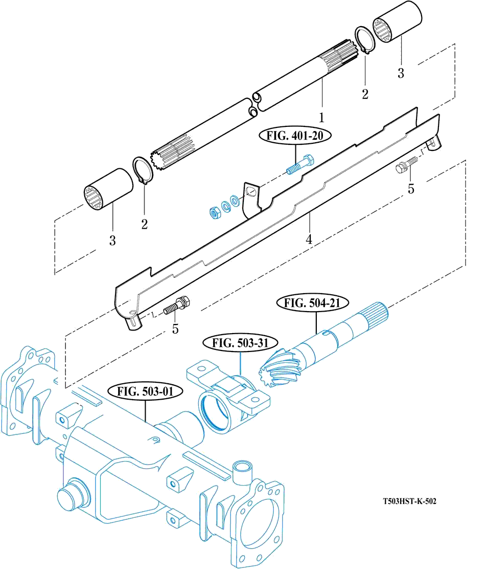 502 - FRONT DRIVE SHAFT