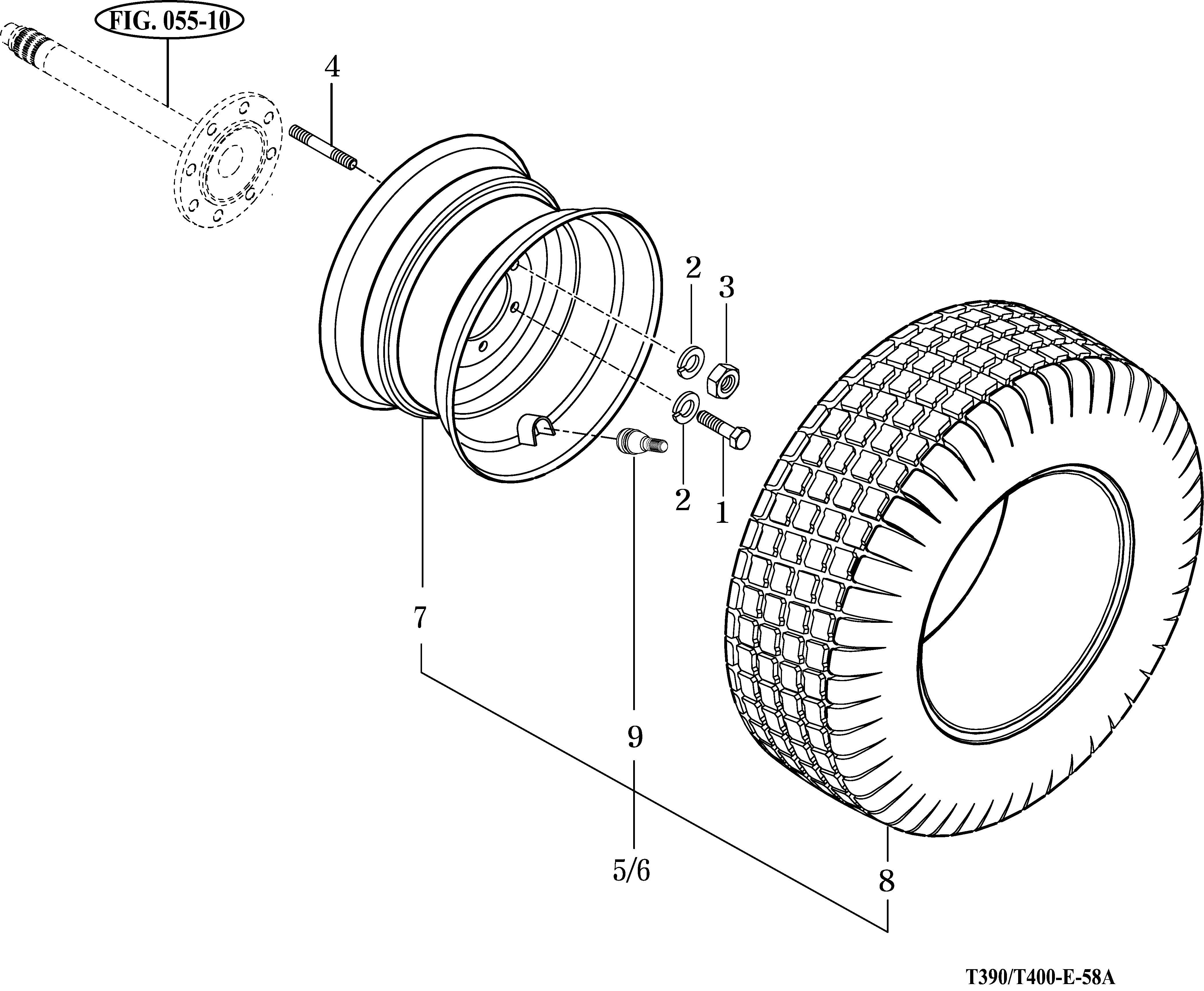 058B - REAR WHEEL MOUNTING (R3)