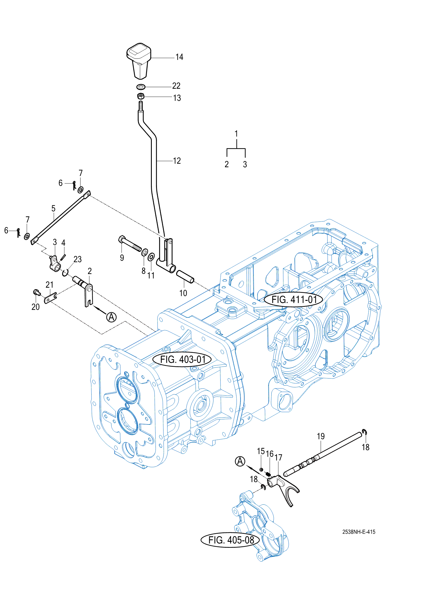 415 - SUB CHANGE LEVER