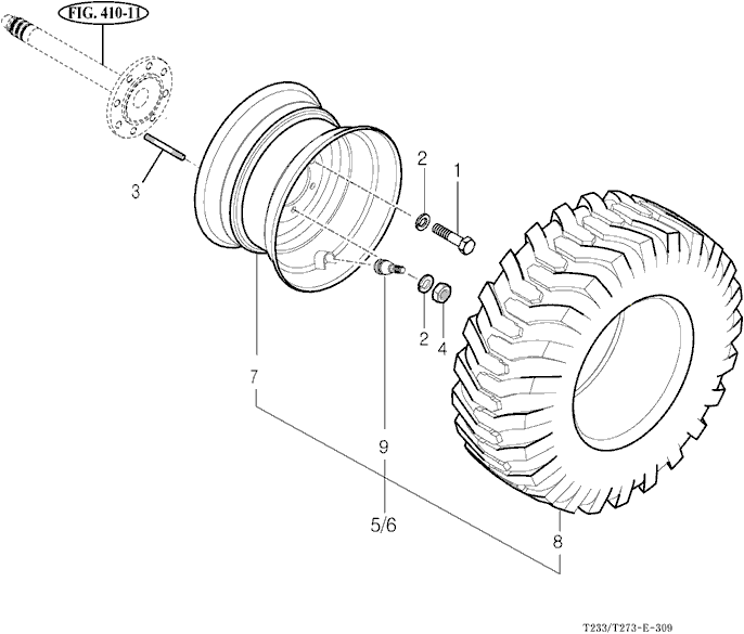 309 - REAR WHEEL