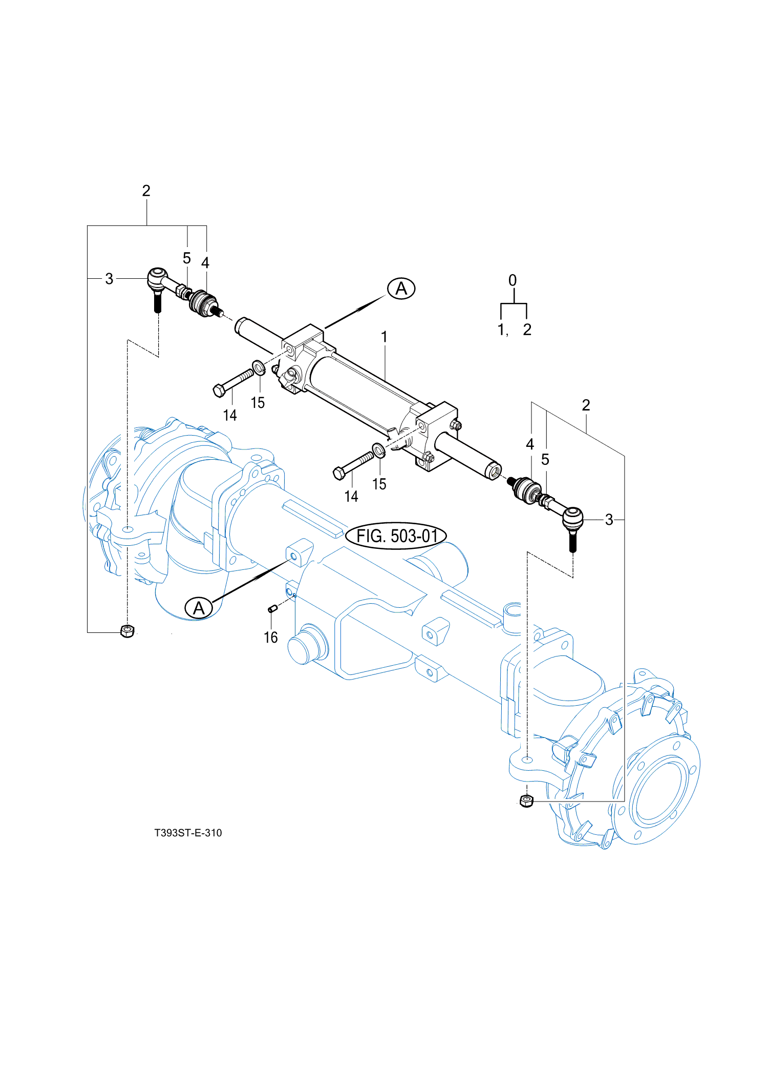308 - STEERING CYLINDER