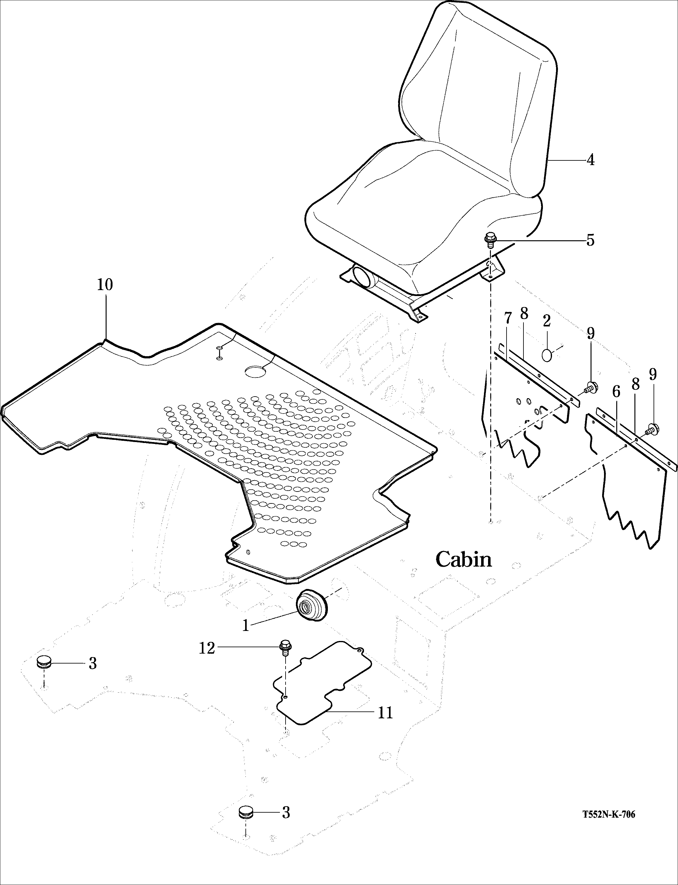 706 - SEATS AND MATS