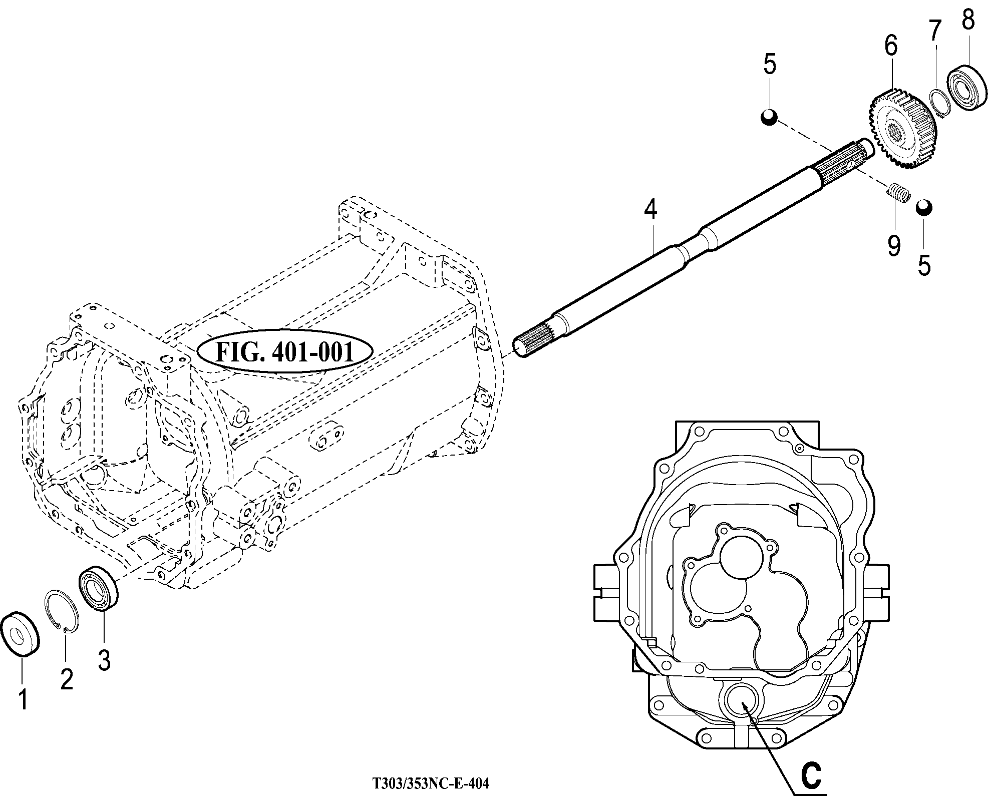 404 - 4WD DRIVE GEAR