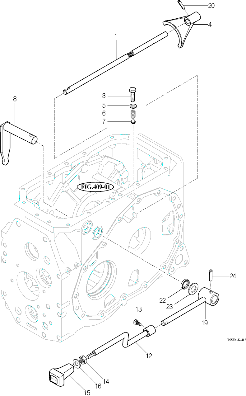 417 - P.T.O. CHANGE SHIFTER