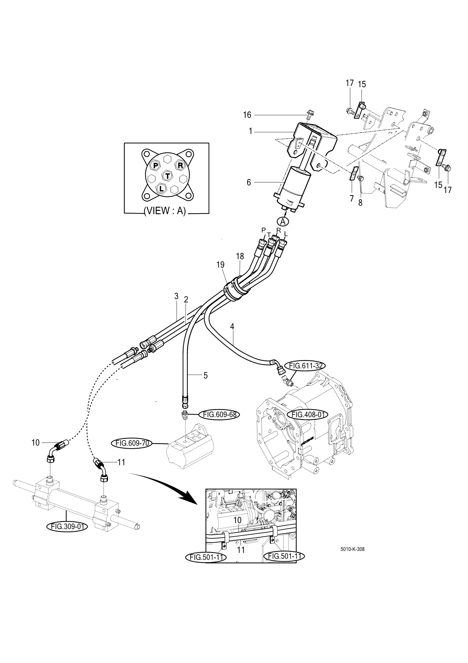 308 - POWER STEERING VALVE 308 - POWER STEERING VALVE