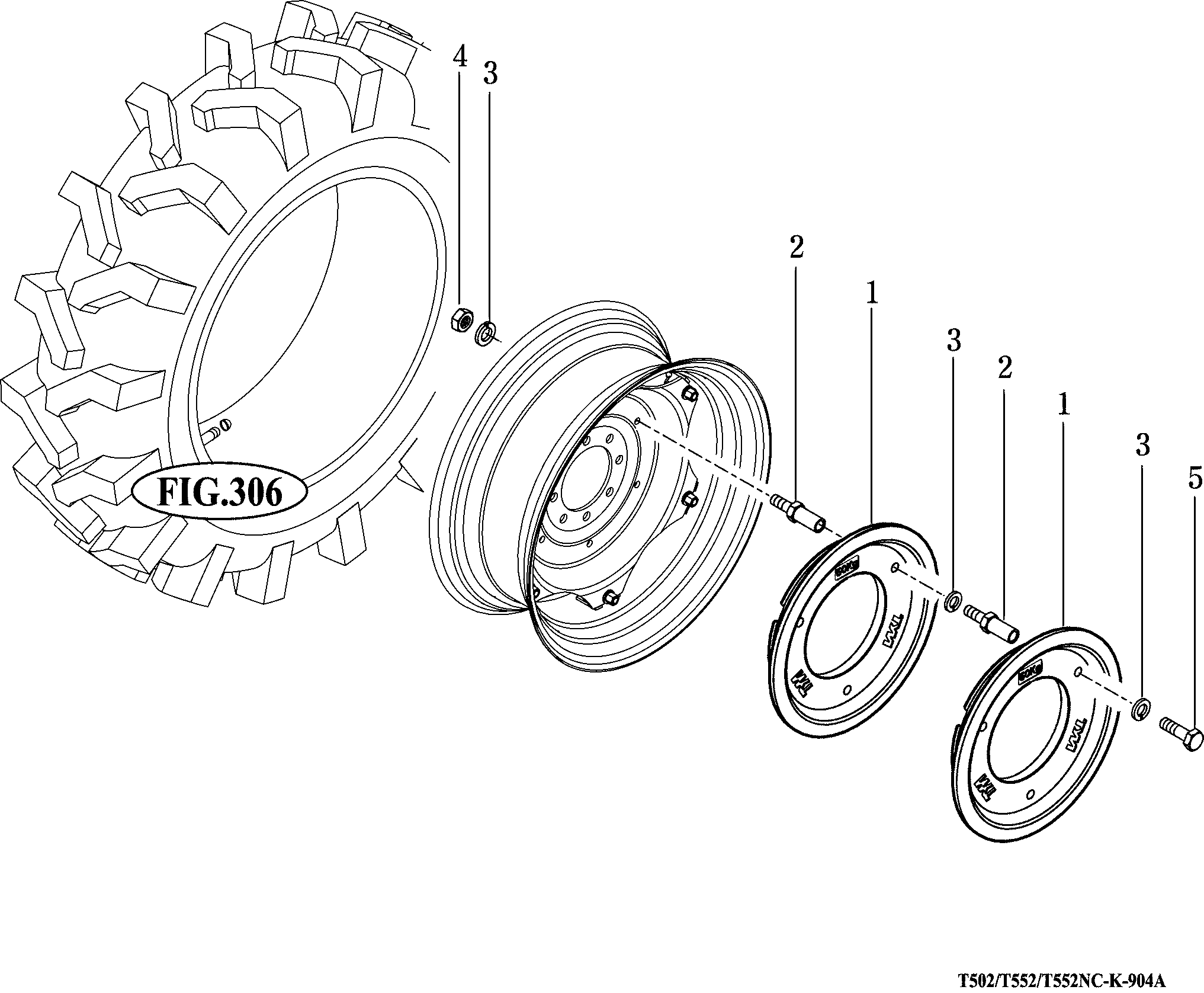 904 - REAR WHEEL WEIGHT - 50KG