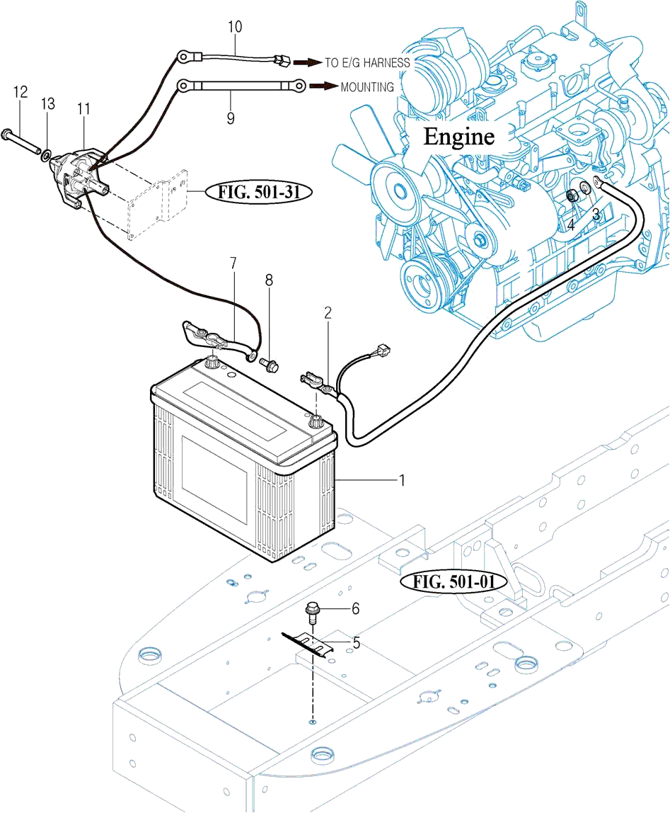 801 - BATRY & MOUNTING