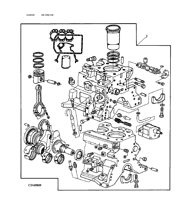 128 - SHORT BLOCK COMBINATION