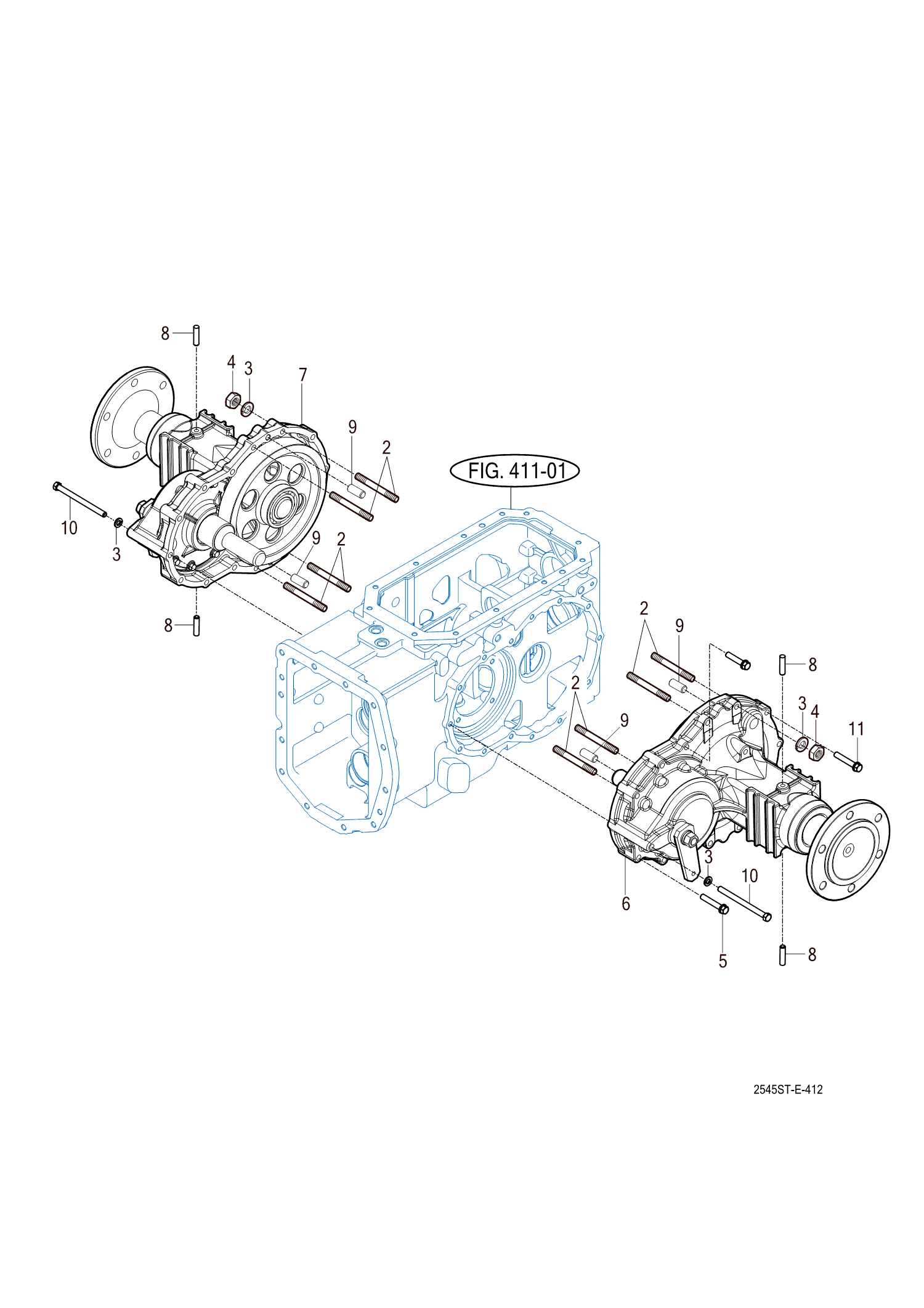 412 - REAR AXLE HOUSINGS (1)