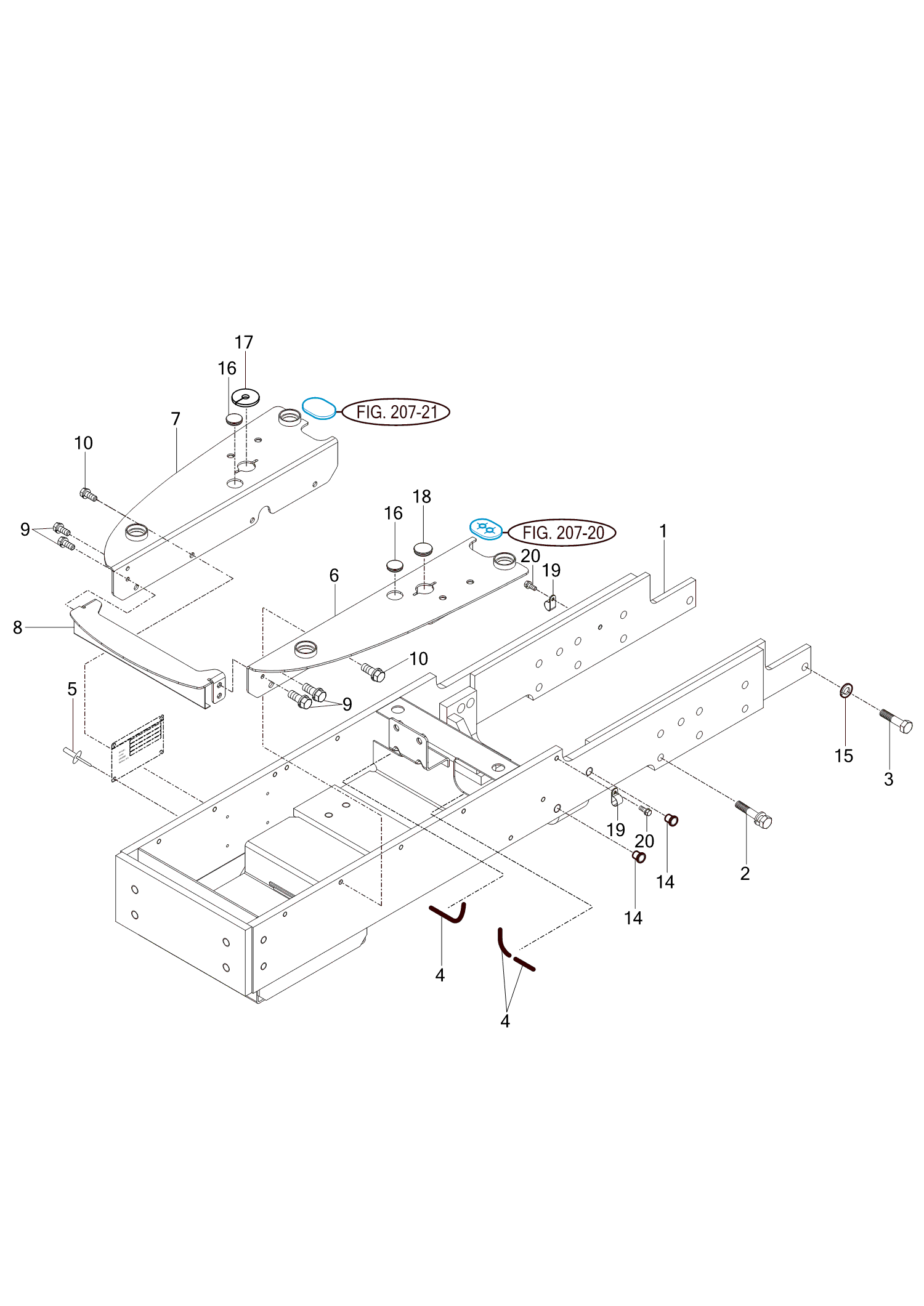 501 - FRONT AXLE SUPPORT