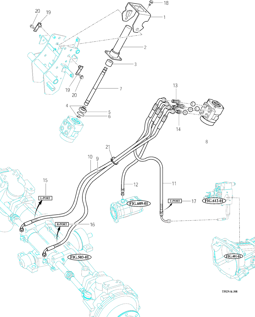 308 - POWER STEERING VALVE