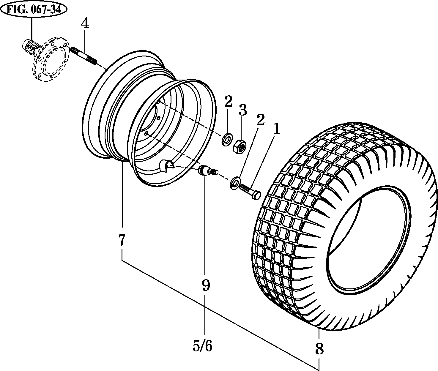 068B - FRONT WHEEL MOUNTING (R3)