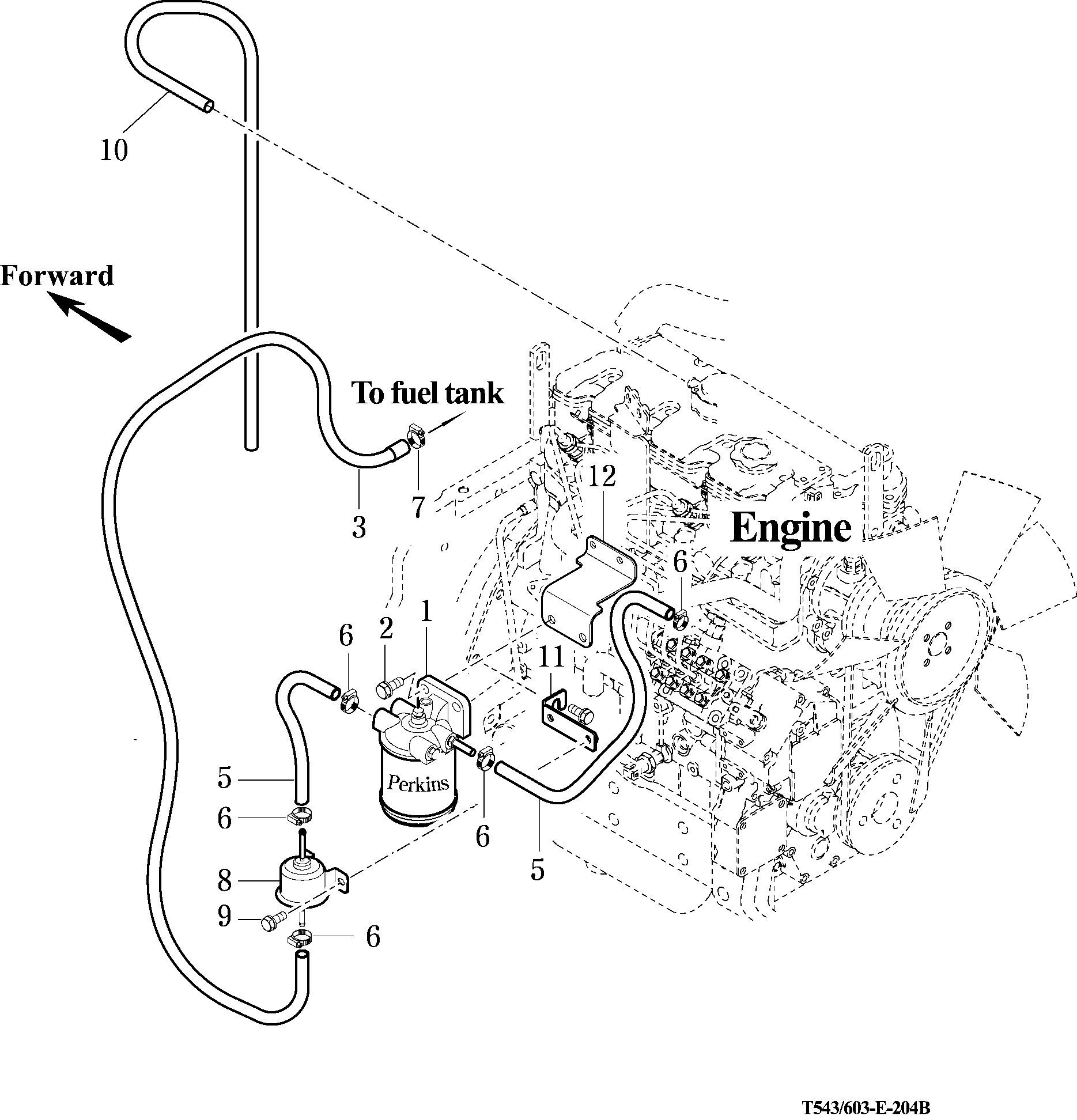 204B - FUEL HOSE & FILTER