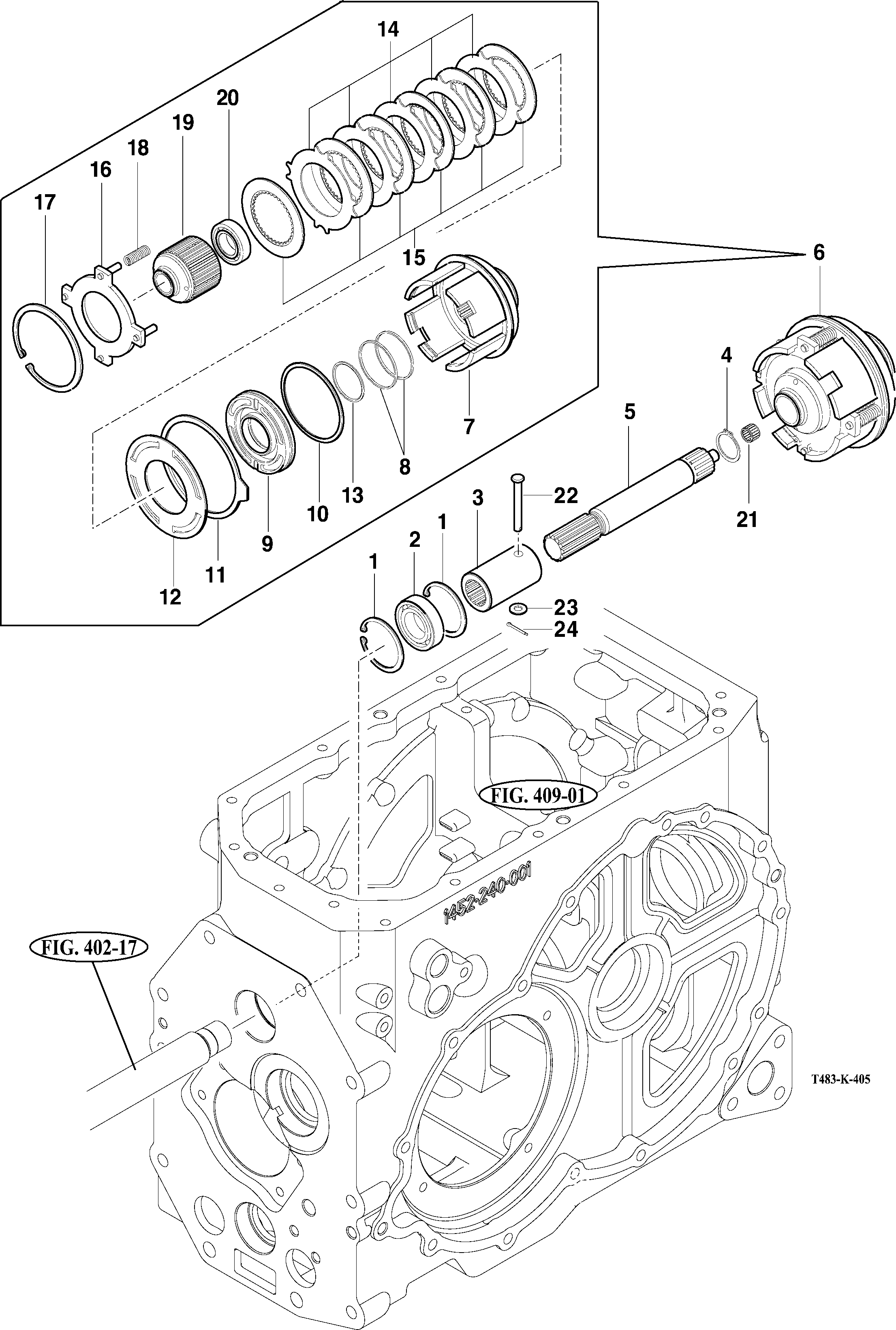 405 - P.T.O DRIVE SHAFT