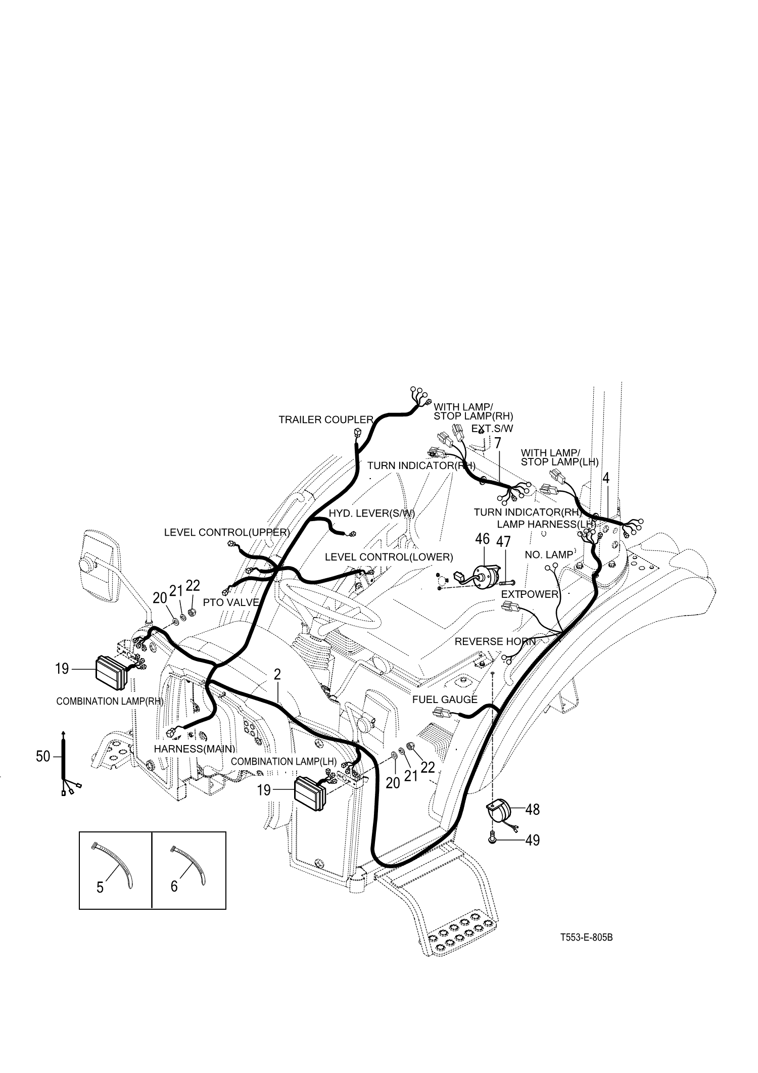 805B - ELECTRICAL SYSTEM (2)-NON CAB