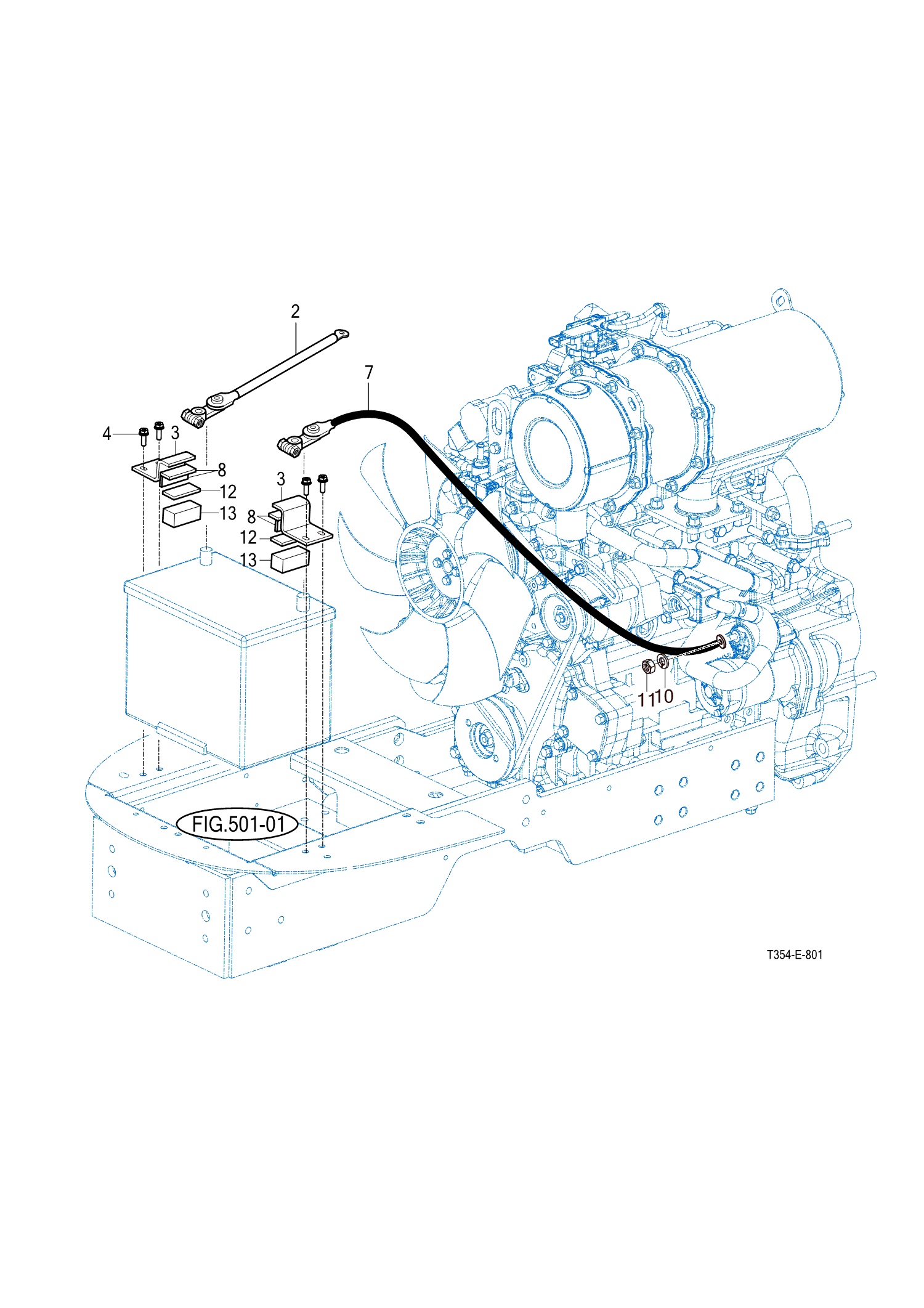 801 - BATTERY & MOUNTING (2021-06-01 ~)