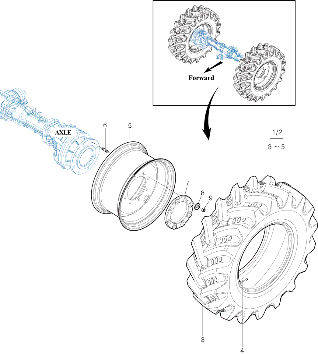 304 - FRONT WHEEL