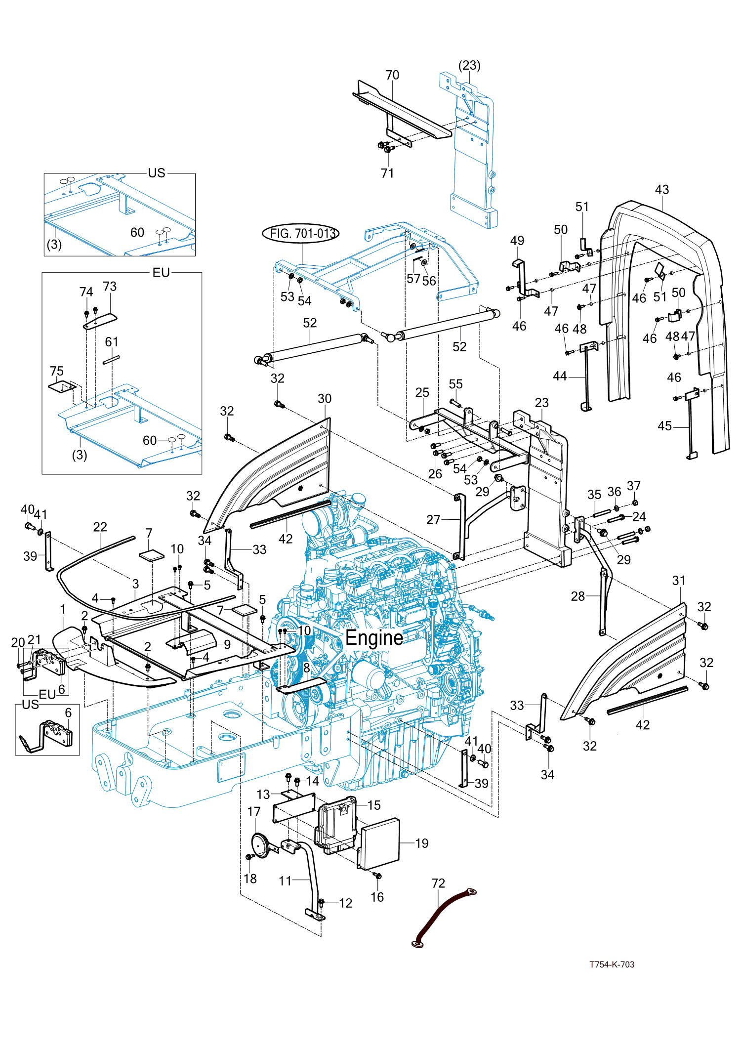 703 - SIDE SUPPORT & FRAME HOOD (2022-01-02 ~)