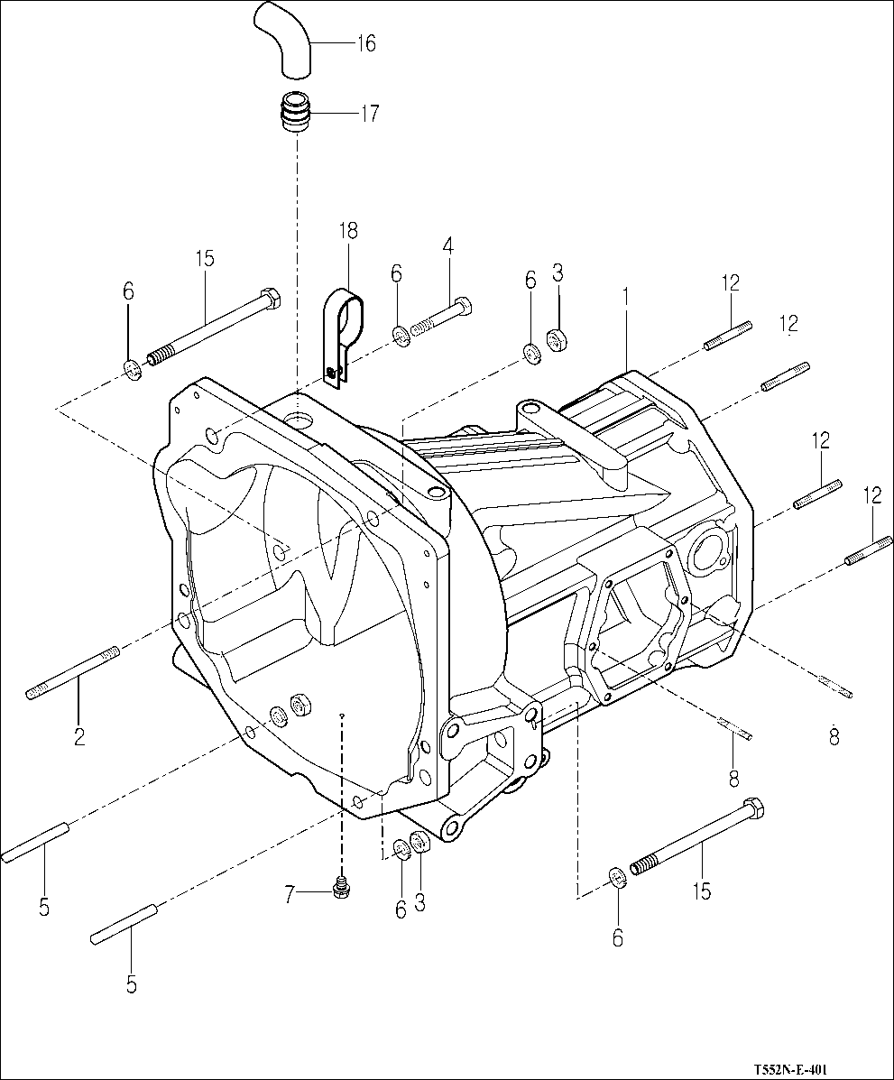 401 - TRANSMISSION FRONT CASE