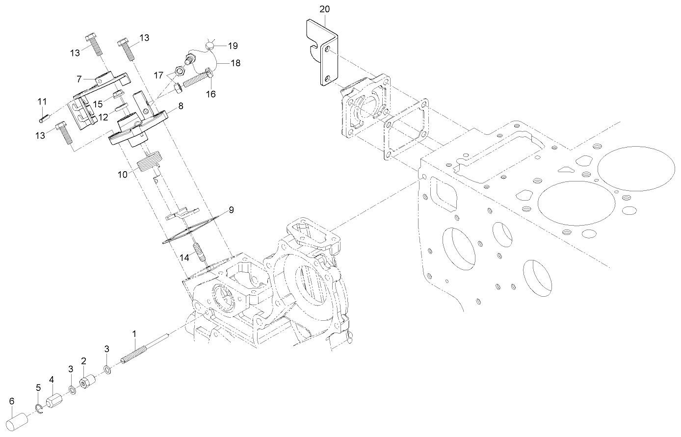 113 - SPEED CONTROL LEVER GROUP