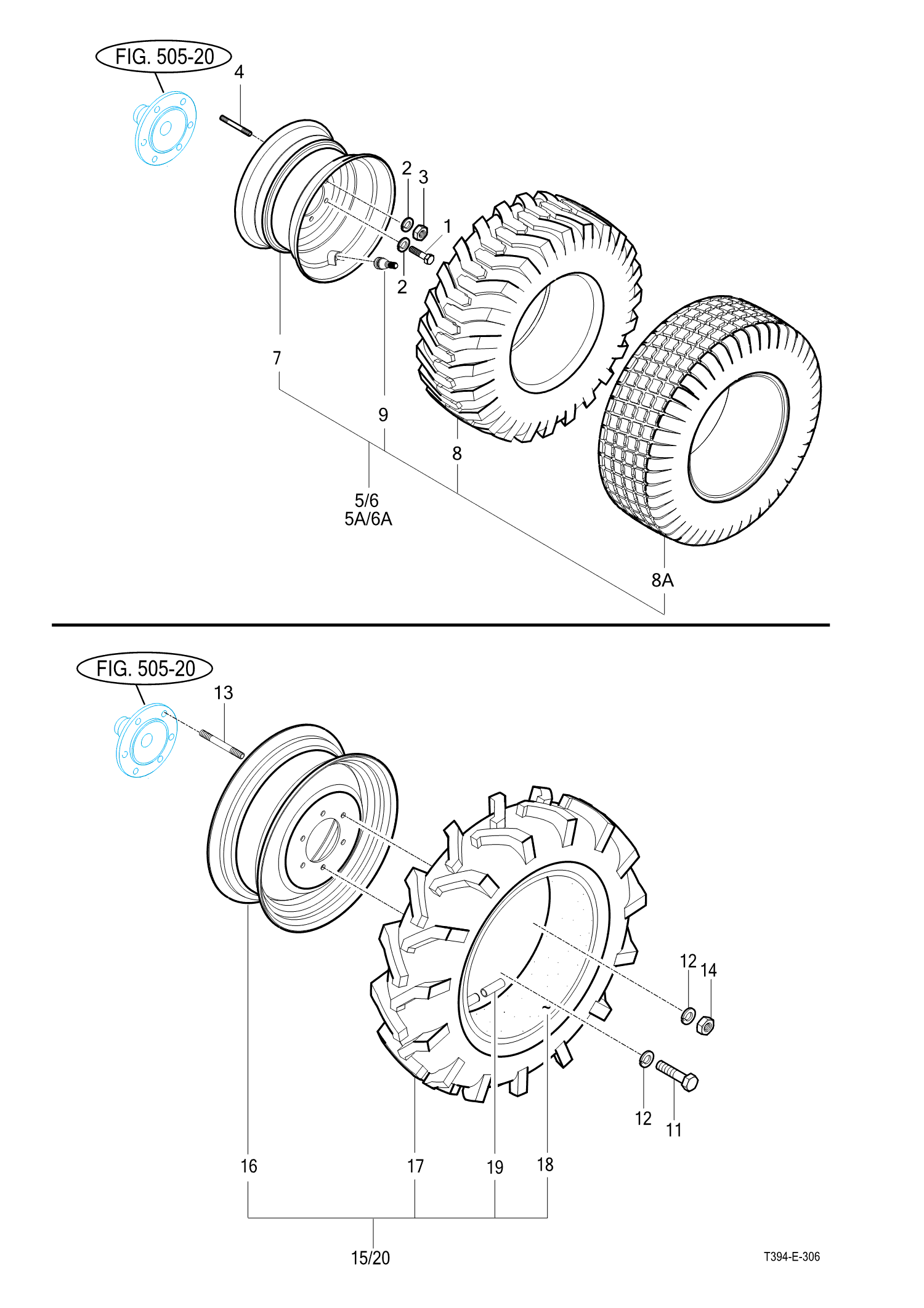 306 - FRONT WHEEL MOUNTING