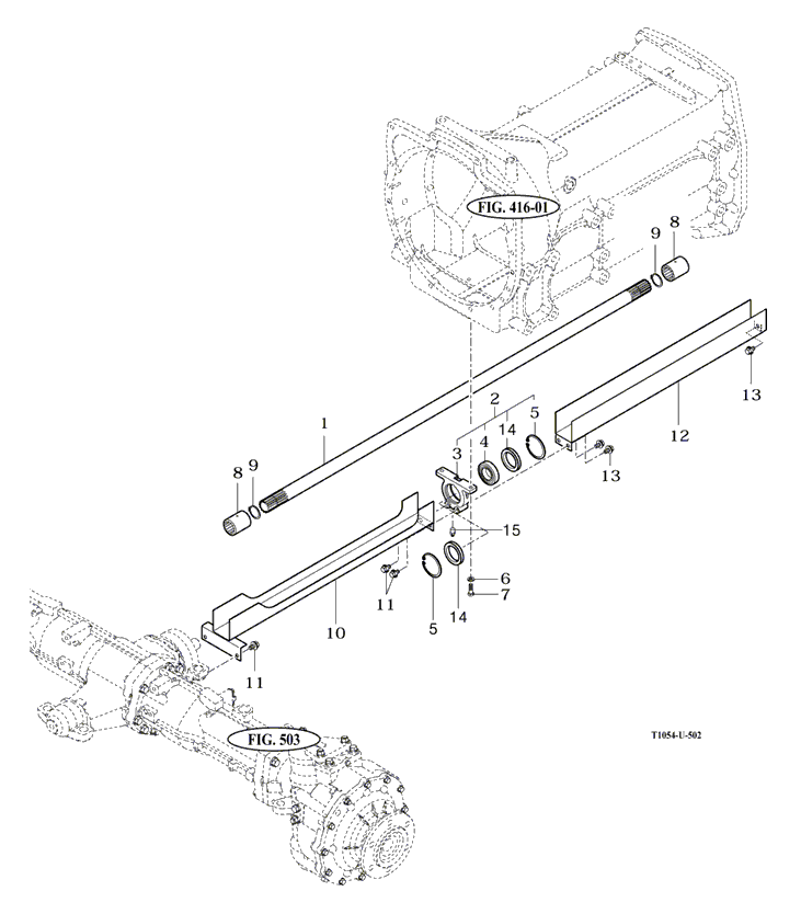 502 - FRONT DRIVE SHAFT