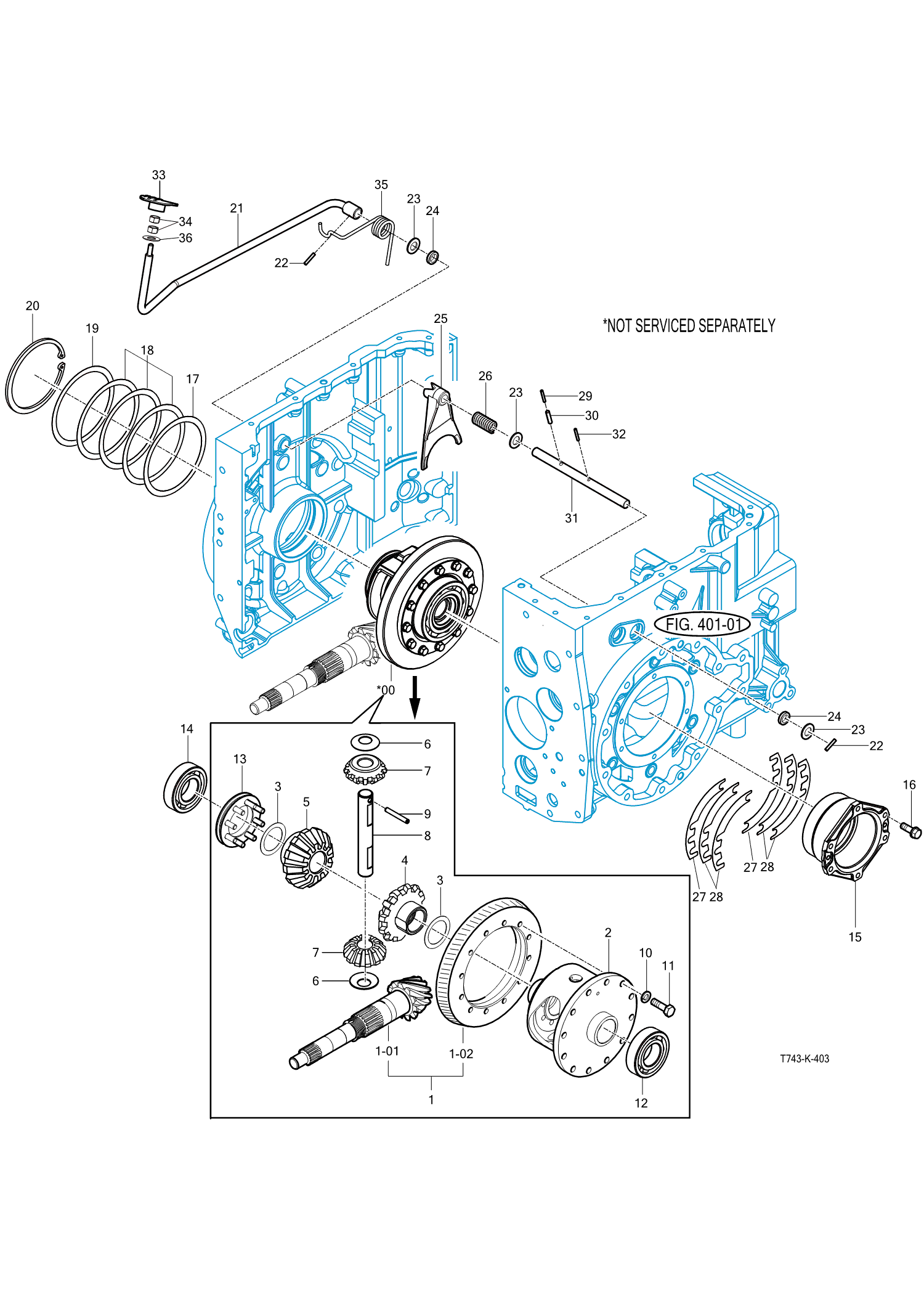 403 - REAR DIFFERENTIAL GEARS