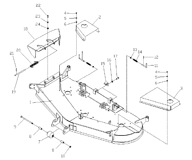 050 - MOWER DECK / ROLLER