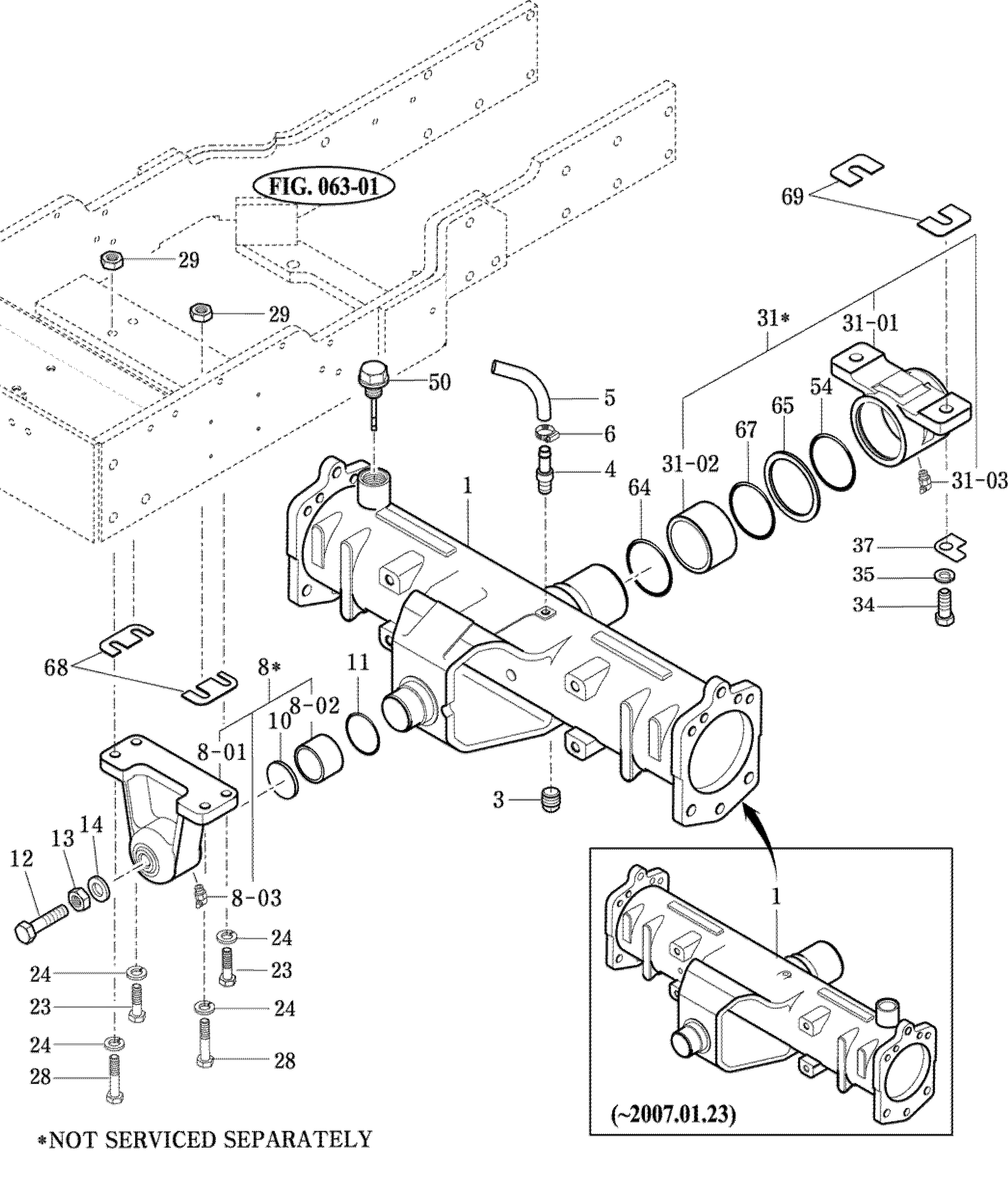 065 - FRONT AXLE HOUSING