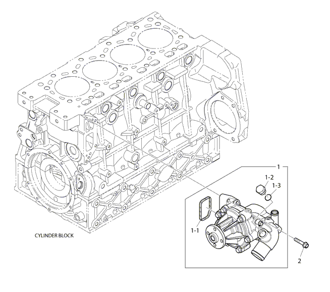 120 - WATER PUMP ASSY